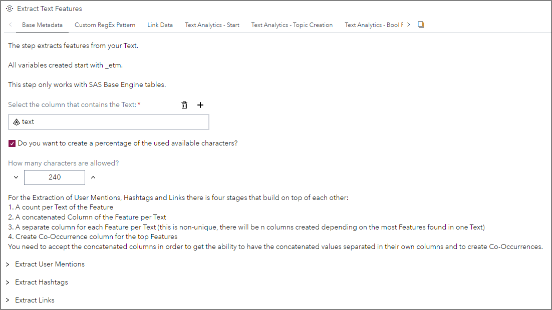 Base Metadata