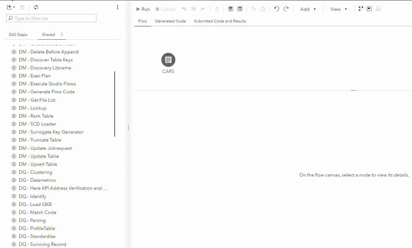 Using the DQ - Match Code Custom Step